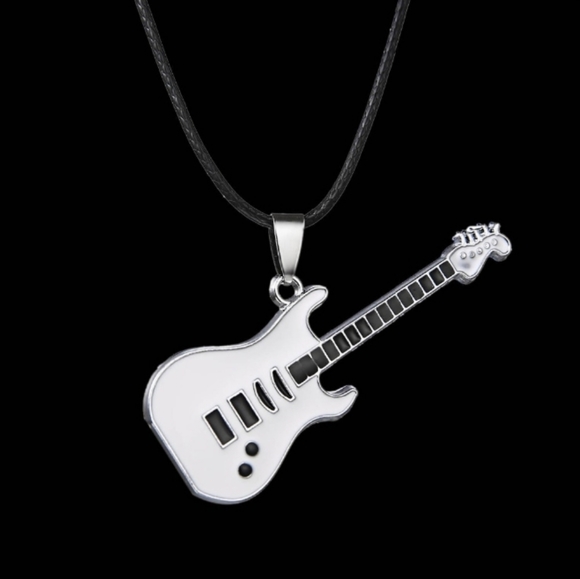 Last1⭐Stainless Steel🍇🍇🍇 Guitar Necklace - Picture 5 of 5